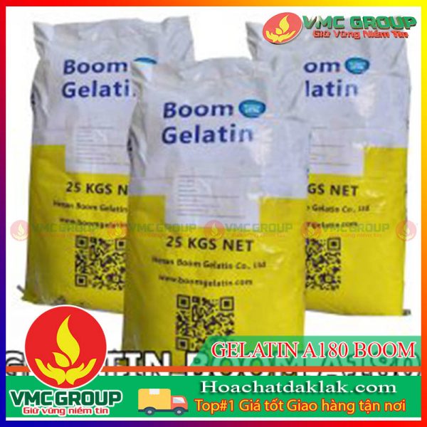 GELATIN A180 BLOOM BAO 25KG XUẤT XỨ TRUNG QUỐC