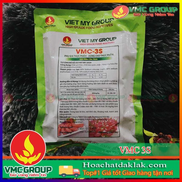 PHỤ GIA TẠO MÀU ĐỎ HỒNG CHO THỊT - VMC 3S TÚI 1KG