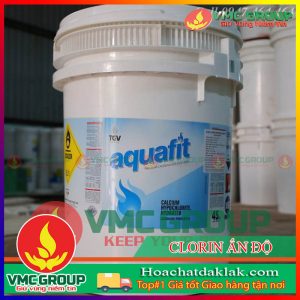 AQUAFIT 70%- CLORIN ẤN ĐỘ THÙNG 45KG DẠNG HẠT MÀU TRẮNG NGÀ