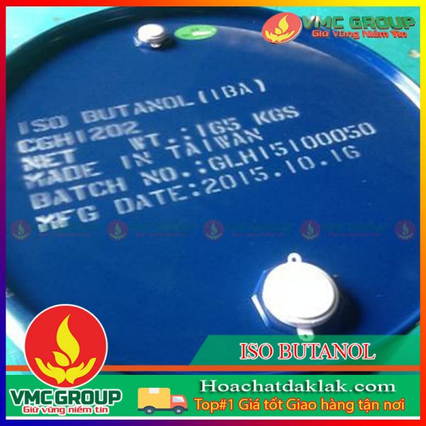 C4H10O­ - ISO BUTANOL PHUY 165KG DẠNG LỎNG KHÔNG MÀU XUẤT XỨ TAIWAN
