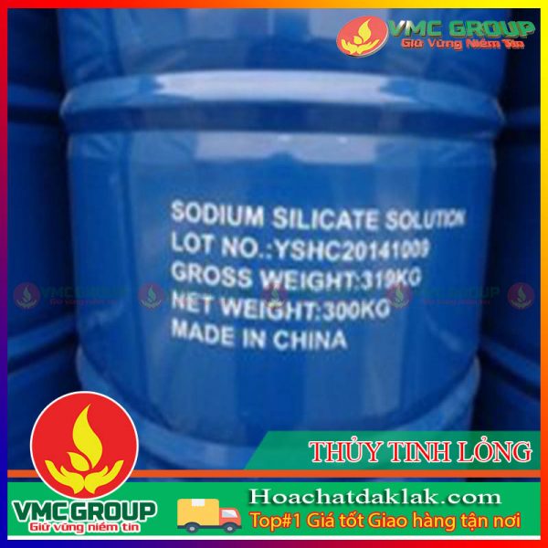 THỦY TINH LỎNG ( NA2SIO3)- NƯỚC THỦY TINH SILICAT PHUY 300KG