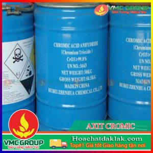 AXIT CROMIC- CRO3 99,8% THÙNG SẮT 50KG DẠNG BỘT MÀU ĐỎ SẪM XUẤT XỨ TRUNG QUỐC