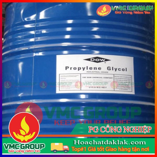 C3H8O2 PROPYLENE GLYCOL (PG) CÔNG NGHIỆP PHUY XANH 215KG