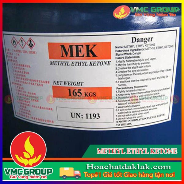 C4H8O2-DUNG MÔI BUTANONE / METHYL ETHYL KETONE PHUY 165KG