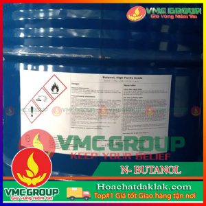 DUNG MÔI CÔNG NGHIỆP N- BUTANOL C4H10O PHUY 165KG
