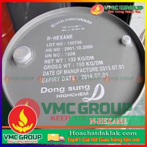 DUNG MÔI CÔNG NGHIỆP N-HEXANE - C6H14 PHUY 132KG