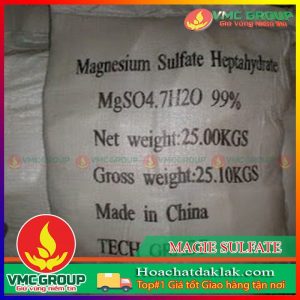 MAGIE SULFATE- MGSO4.7H20 99,5% BAO 25KG TRUNG QUỐC