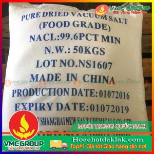 MUỐI HẠT TRUNG QUỐC NACL 99% BAO 50KG TRUNG QUỐC