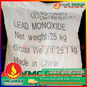 LEAD MONOXIDE - PbO - CHÌ II OXIT BAO 25KG TRUNG QUỐC