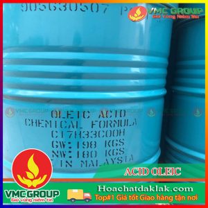 ACID OLEIC - ACID OLEIC OIL- C18H34O2 PHUY 185KG CHẤT LỎNG NHƯ DẦU MÀU VÀNG NHẠT HOẶC VÀNG NÂU XUẤT XỨ MALAYSIA