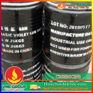 C25H30ClN3 - METHYL VIOLET 5BN L1 100% THÙNG 25KG CHẤT BỘT MÀU ĐỎ XUẤT XỨ TRUNG QUỐC