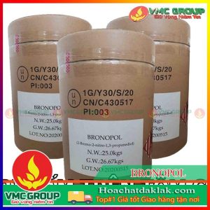 DIỆT KHUẨN NẤM, XỬ LÝ NƯỚC BROBOPOL 99% THÙNG 25KG TINH THỂ MÀU TRẮNG XUẤT XỨ TRUNG QUỐC