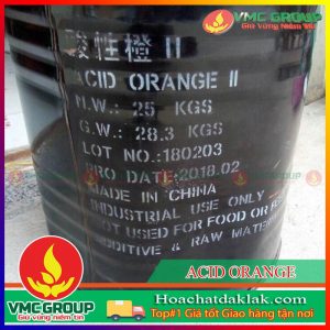 ACID ORANGE II- VÀNG HIÊN - C16H11N2NaO4S THÙNG SẮT 25KG XUẤT XỨ TRUNG QUỐC