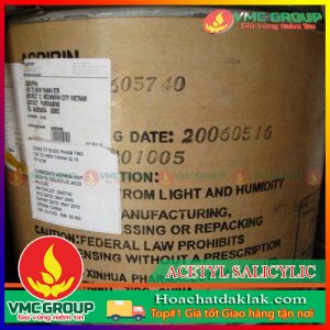 C9H8O4 - ACETYL SALICYLIC – ASPIRIN THÙNG 25KG TINH THỂ MÀU TRẮNG ĐẾN VÀNG XUẤT XỨ TRUNG QUỐC