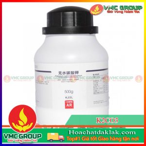 K2CO3 - POTASSIUM CARBONATE ANHYDROUS LỌ 500G XUẤT XỨ TRUNG QUỐC