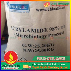 POLYACRYLAMIDE (C3H5NO)n- CHẤT TRỢ LẮNG PAM BAO 25KG