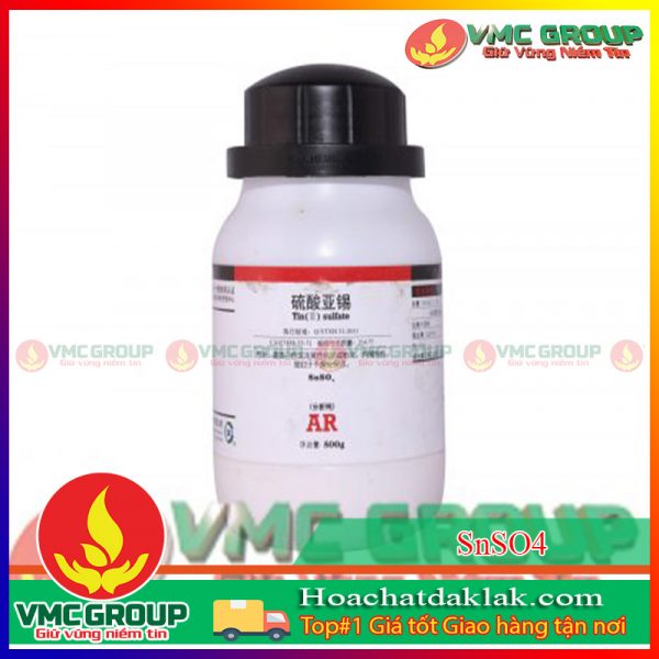 SnSO4 - THIẾC SULFATE - TIN (II) SULFATE LỌ 500G TRUNG QUỐC