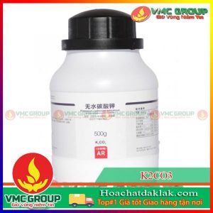 K2CO3 - POTASSIUM CARBONATE ANHYDROUS LỌ 500G XUẤT XỨ TRUNG QUỐC