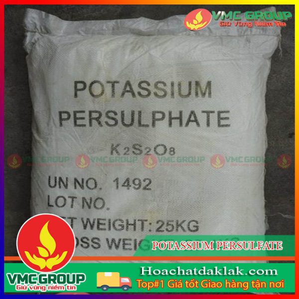 K2S2O8 - POTASSIUM PERSULFATE BAO 25KG XUẤT XỨ TRUNG QUỐC