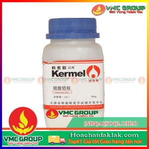 (NH4)Al(SO4)2.12H2O - AMONI PHÈN – AMMONIUM ALUM LỌ 500G TINH THỂ TRẮNG XUẤT XỨ TRUNG QUỐC