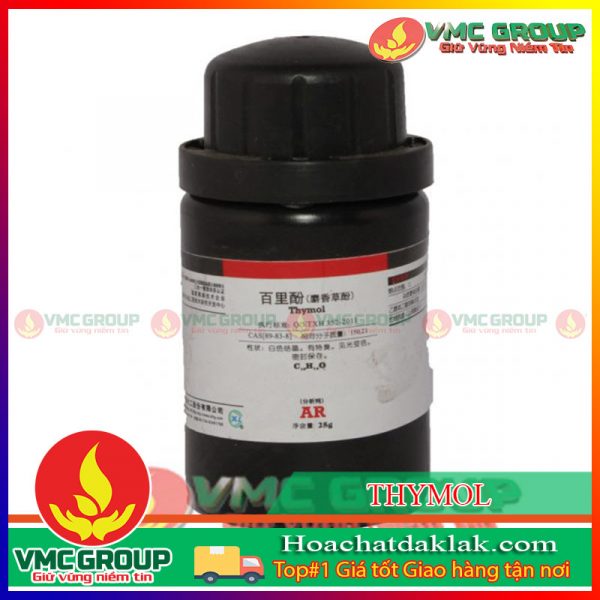 C10H14O - THYMOL LỌ 25G TINH THỂ MÀU TRẮNG MÙI THƠM XUẤT XỨ TRUNG QUỐC