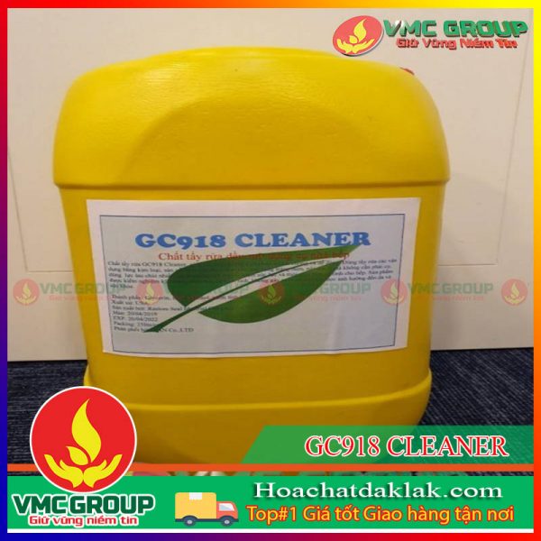 GC918 CLEANER - CHẤT TẨY RỬA DẦU MỠ CAN 25LÍT XUẤT XỨ MỸ