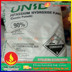 POTASIUM HYDROXIDE HÀN QUỐC - KOH BAO 25KG