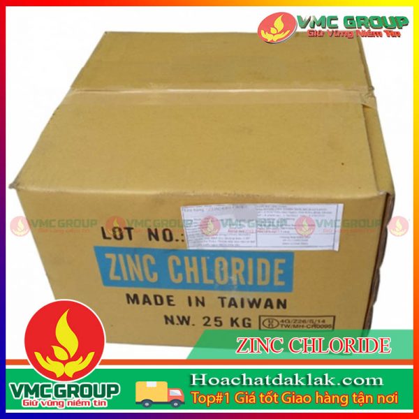 ZINC CHLORIDE - ZnCl2 HỘP 25KG