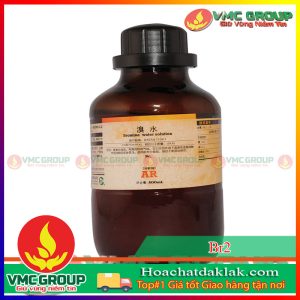Br2 - BROMINE WATER SOLUTION CHAI 500ML HỖN HỢP MÀU VÀNG XUẤT XỨ TRUNG QUỐC