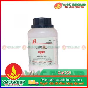 CALCIUM CARBONATE - CaCO3 LỌ 500G CHẤT RẮN KẾT TINH KHÔNG MÀU XUẤT XỨ TRUNG QUỐC