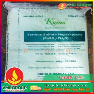 FERROUS SULFATE HEPTAHYDRATE- FeSO4.7H2O BAO 25KG XUẤT XỨ TRUNG QUỐC