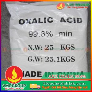 AXIT OXALIC 99.6% C2H2O4 BAO 25KG HẠT TINH THỂ TRẮNG XUẤT XỨ TRUNG QUỐC