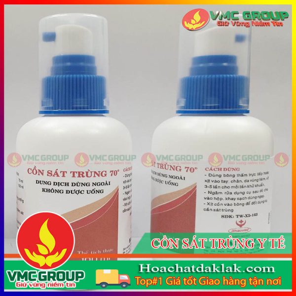 CỒN SÁT TRÙNG 70 ĐỘ DẠNG XỊT 100ML