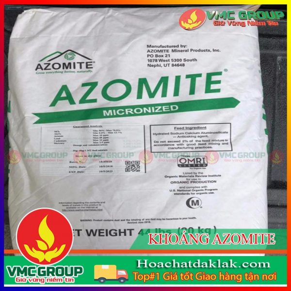 KHOÁNG AZOMITE MỸ BAO 25KG