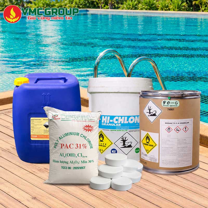 Giá hóa chất bể bơi