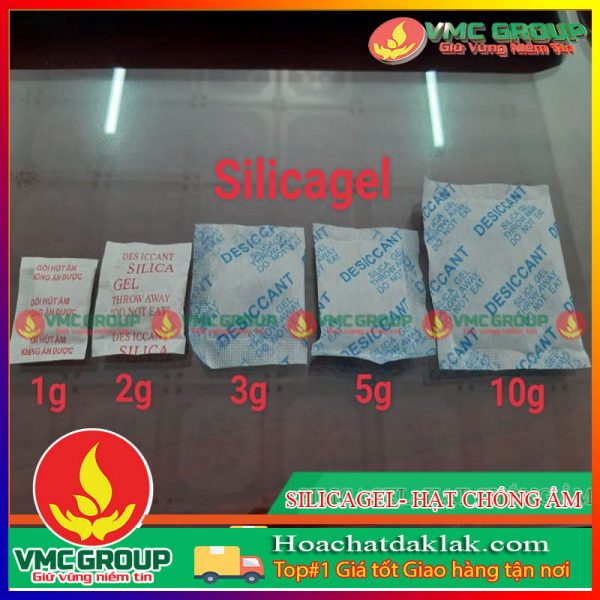 HẠT CHỐNG ẨM SILICAGEL CÁC LOẠI 1G, 2G, 3G, 5G, 10G