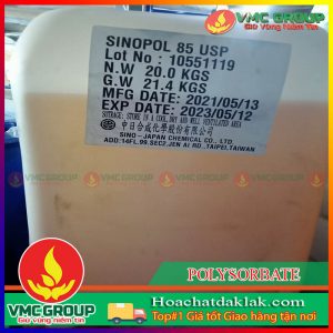 TWEEN 80- SINOPOL 85- POLYSORBATE CAN 20KG