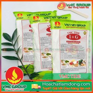 CHẤT ĐIỀU VỊ VMC TIDE- TẠO VỊ NGỌT CHO NƯỚC DÙNG TÚI 1KG DẠNG BỘT MỊN MÀU TRẮNG