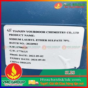 CHẤT TẠO BỌT SLES- SODIUM LAURYL ETHER SULFATE XUẤT XỨ TRUNG QUỐC