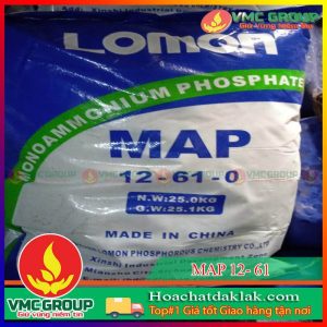 MAP 12-61 LOMON (MONO AMMONIUM PHOSPHATE) BAO 25KG TRUNG QUỐC